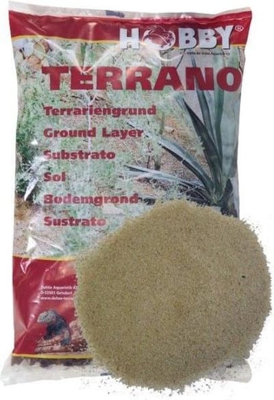 Hobby Terrano Woestijnzand Natuurlijk 0,1-0,3 mm terrarium substraat 5kg | 25kg 5KG