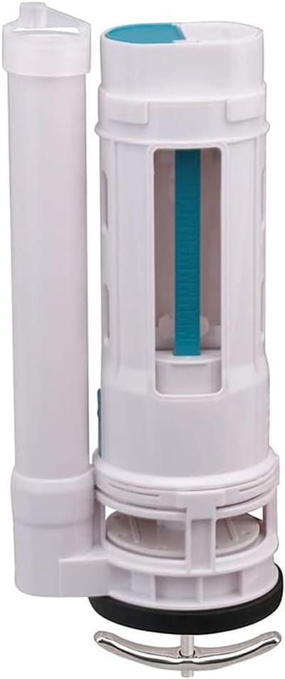 Toilet Spoelklep - Reparatieset - Dubbele Spoeling - Waterbesparend - 25 cm - Wit Blauw