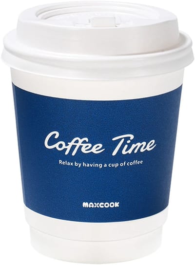 koffiebekers to go-wegwerp koffiebekers-25 Stuks-280 ml-wegwerpkoffiebekers met deksel voor warme en koude dranken.