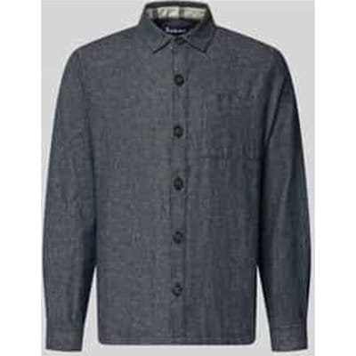 Regular fit overshirt van mix van katoen en linnen Model 'STILLWATER'