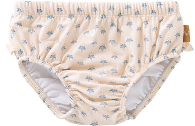 Fresk 62 - Ruimte voor Zwemluier - Sneldrogende Zwemkleding - UV-bescherming UPF 50 - Zwemshort Meisjes - Beige - Paisley