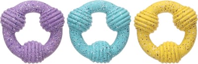 FLAMINGO - SPEELGOED FRECKLES RING S MEERDERE KLEUREN 10x10x4CM ASSORTIMENT