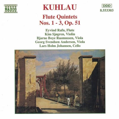 Eyvind Rafn, Kim Sjøgren, Bjarne Boie Rasmussen, Georg S. Andersen, Lars Holm Johansen - Kuhlau: Flute Quintets Nos. 1 - 3, Op. 51 (CD)