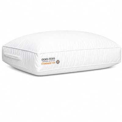 Princess Line Comfortabel katoenen tijk Box Model Hoofdkussen-Anti-nekpijn -50 x 60 x 10 cm