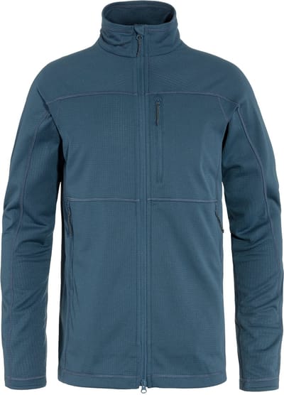 Fjallraven Abisko Lite Fleece Jack - Outdoorvest - Heren - Blauw - Maat L