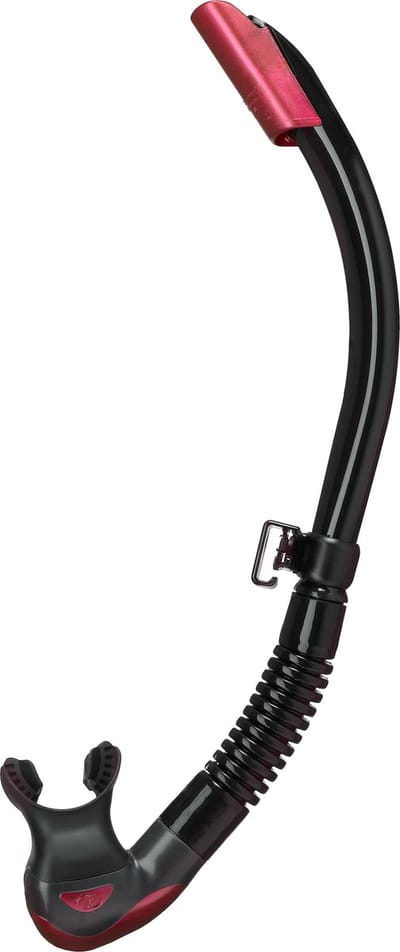 TUSA Platina II Hyperdry – Premium snorkel met Hyperdry-systeem en hypoallergene siliconen mondstuk – Roze/Zwart – SP-170QB RP