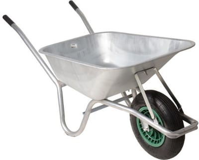 MM Kruiwagen 85 Liter Met Verzinkte Bak En Onderstel