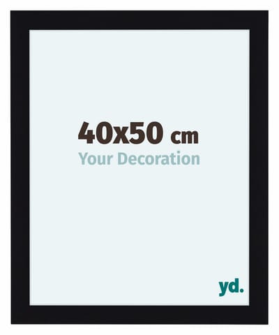 Your Decoration - Fotolijst 40x50 cm - MDF - Zwart Hoogglans - Como