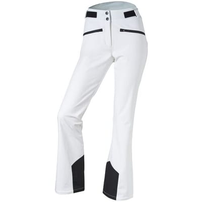 CRIVIT Dames softshell skibroek Glamour (wit, 38)
