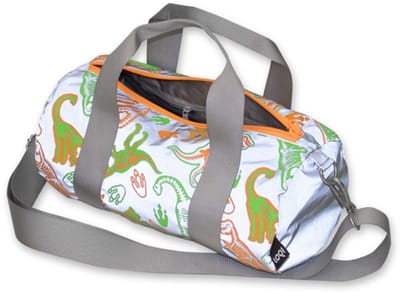 LOQI Weekender Medium - Dinosaur Skeleton reflecterend