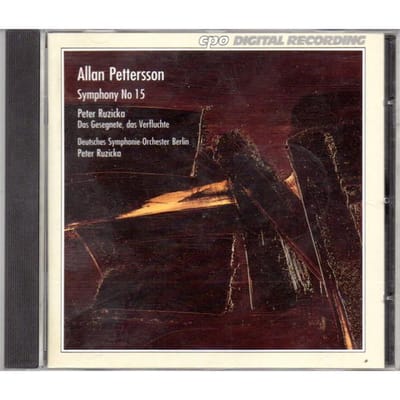 CD ALLAN PETTERSSON / PETER RUZICKA - - Symfonie nr. 15 / Das Gesegnete, Das 9990952 cpo 1994 Europa Klassiek Gebruikt