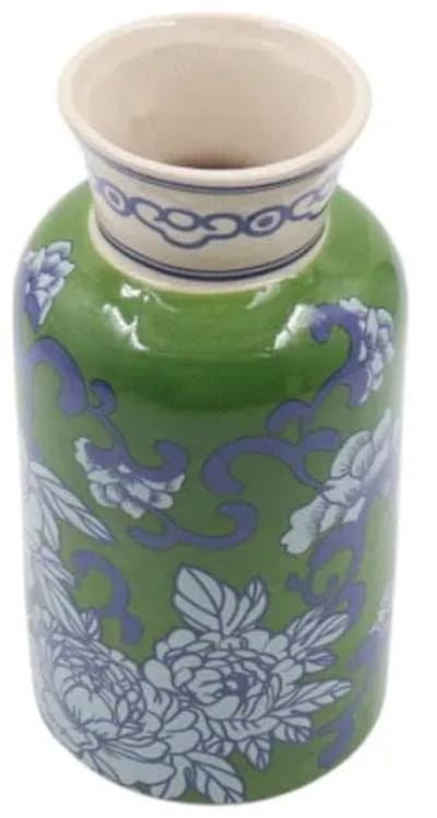 Mansion atmosphere Verdant Grace vaas groen 18cm