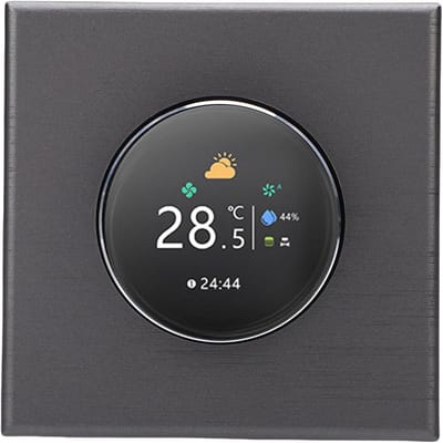Slimme Thermostaat - Wifi Temperatuurregelaar - Comfort Verhoging - Touchscreen Bediening - 86x86mm Standaard - Wit