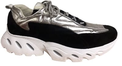 Durea 6311 Sneaker FlowMotion Zwart/Zilver K