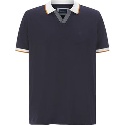 Babista herren Poloshirt - 44/46 - donkerblauw - Plus Size