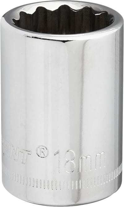 1/2" Dop Sleutel 18mm 12-kant - Professionele Kwaliteit