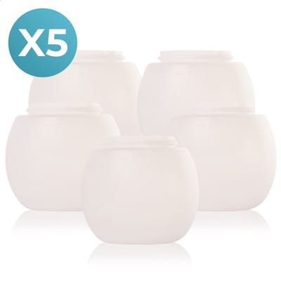 FAVE® Doseerbol - 5 Stuks - 230 ML - Wasbollen Wasmachine - Duurzame Wasballen - Wasbolletje Wasmiddel Vloeibaar