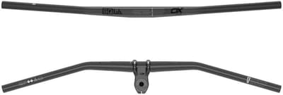 Fietsstuur Aluminium - Mountainbike Stuur - Actieve Rijstijl - Ergonomisch Ontwerp - 12 Graden Buiging - Zwart