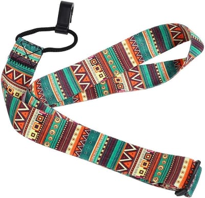 Thijox - Verstelbare Ukelele Band van Nylon, Universele Sling voor Mini Gitaren en Instrumenten, Perfect voor Feesten, Camping, en Kinderen