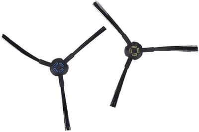 Zijborstel voor stofzuiger 14 x 14 cm - Zachte vervangende zijborstel ABS - Geschikt voor A9 A7 V8s robotstofzuiger - Vervangende stofzuiger .