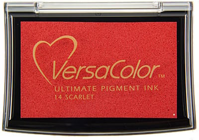 Stempelkussen Versacolor scarlet - Tsukineko