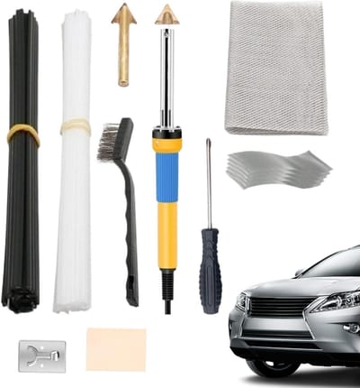 Soldeerbout Reparatiekit - Lasser Set - Bumpers Repareren - Lichtgewicht Ontwerp - 80W - Niet gespecificeerd