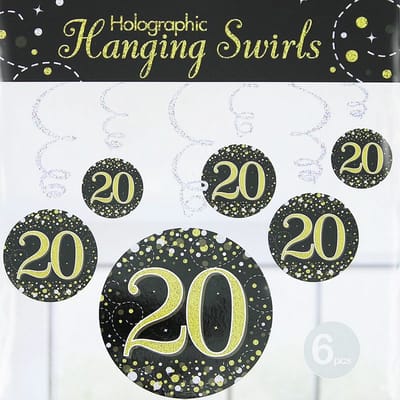 Oaktree - Swirls Sparkling zwart goud - 20 jaar