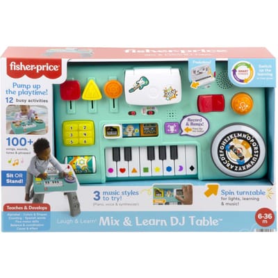 Fisher-Price Leerplezier Mixen en Leren DJ-Tafel - Speelgoedinstrument