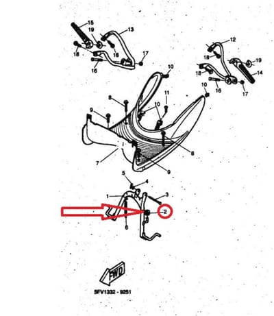 Butée caoutchouc de béquille pour scooter MBK 50 Active 1990 90387-076V1 Neuf