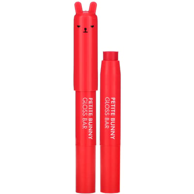 TonyMoly, Petit Bunny Gloss Bar, 04 Juicy Cherry, 1 unit red