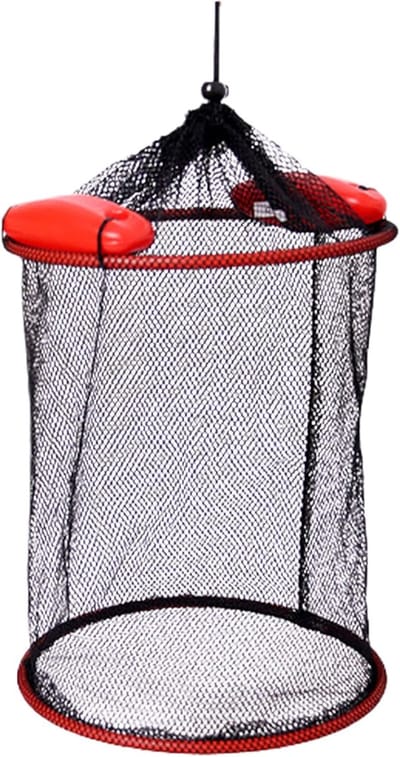 Drijvende Vis Vangstmand - Opbergnet Vissen - Veilig Vangst Houden - Opvouwbaar Nylon Materiaal - 25 x 30 cm