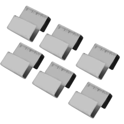 50 stuks Roestvrij Staal Kas Overlap S Clips Duurzame Glazen Frame Bevestigingsklem