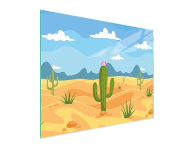 TMK ArtDeko - Snijplank - 52x40 cm - Kaktus - Gehard Glas