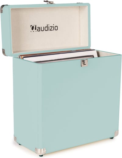 Audizio RC32 Vinyl Platenkoffer voor max 30/35 platen - Blauw