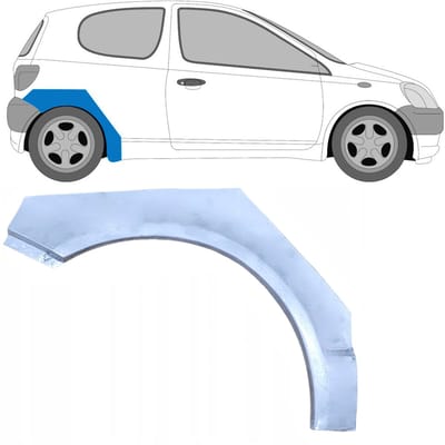 Reparatiepaneel achterspatbord voor Toyota Yaris 1999-2005 / Rechts
