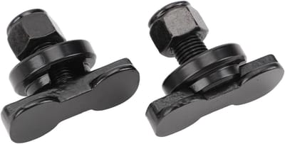 Set van 2 Gegalvaniseerde Carbon Stalen L Track Stud Fittingen voor Tegelbevestiging en Transportbeveiliging in Trailers en Voertuigen
