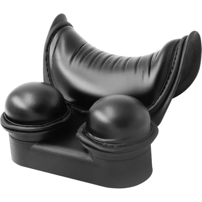 Bol de shampoing, coussin repose-cou en Silicone, oreiller de soutien du cou, oreiller de lavage des cheveux pour Salon de lavage à domicile noir