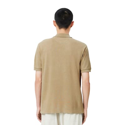 Lacoste Unisex Volwassen Orginal L.12.12 Gewassen Klassieke Polo Shirt (Beige)
