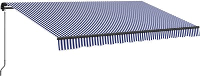 Outsunny Markise mit Handkurbel und Befestigungsmaterial für verschiedene Oberflächen 840-264V08