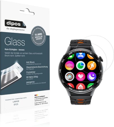 dipos – 2x Pantserfolie geschikt voor LIMIGE EF25 | 9H Screenprotector