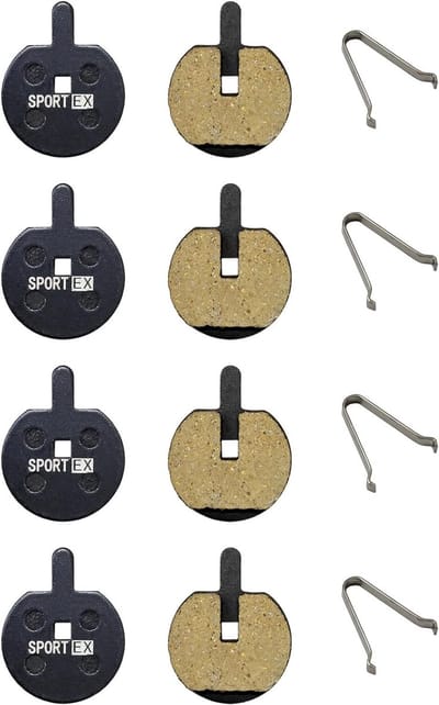 Dailygoods- Schijfrem Pads Hoogwaardige Materialen - Remblokken Fiets - Vervanging - Compatibel met JAK Zoom - 4 Stuks - Duurzaam