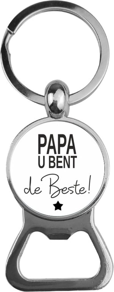Bieropener Glas -  Papa U Bent De Beste