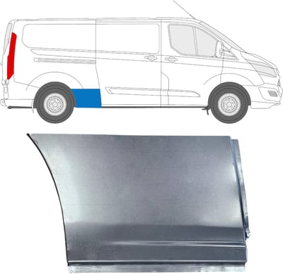 Reparatiepaneel achterspatbord voor Ford Transit Custom 2013-2023 / Rechts
