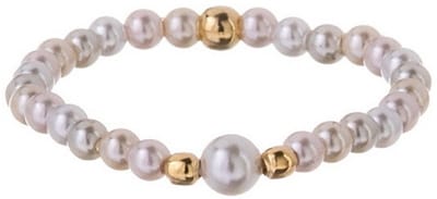 ALISIA AL5169.01.000.D - 57 MM - GOLD-PLATED KRALEN RING MET PARELS 1 STUK