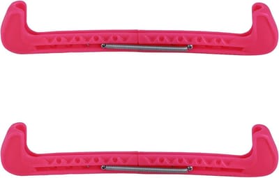 Verstelbare Skate Schoen Covers - 2 Stuks, Bescherming voor IJshockeyschaatsen, Skate Accessoires voor Kinderen en Volwassenen (Roze)