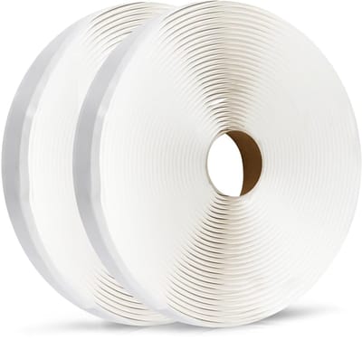 Butyl tape 3mm x 13mm x 10m - Zelfklevende waterdichte reparatietape voor ramen, boten en daken, wit, set van 2