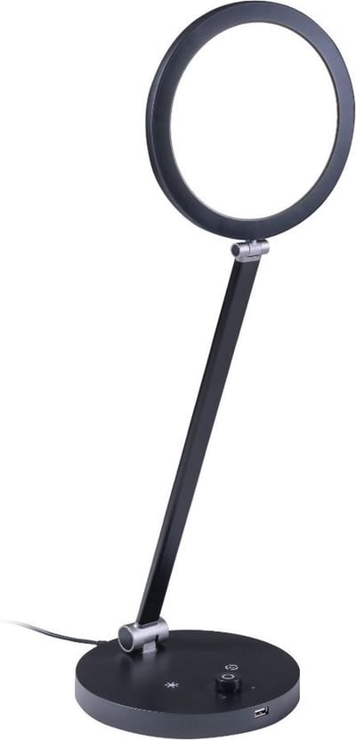 Daylight TriSun E36401 Lichttherapie lamp - dimbare bureaulamp - daglichtlamp - USB - zwart