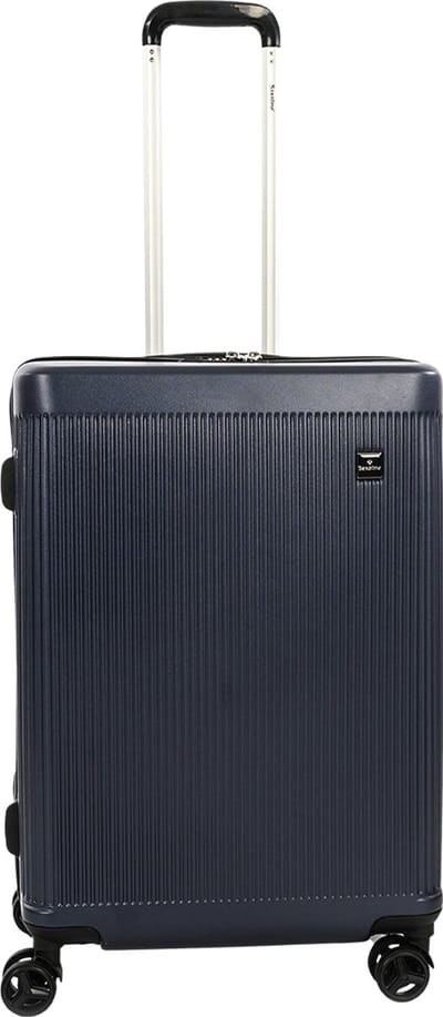 Saxoline Harde Koffer / Trolley / Reiskoffer - 66 cm (Medium) - Algarve Blauw - Marine Blauw / Medium