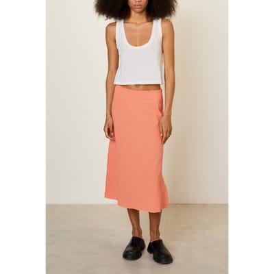 American Vintage Adym Skirt Braise Size: M | Midi Skirts Outlet | Dames | Oranje
