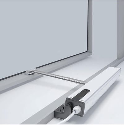 Elektrische Raamopener - Dakraam Motor - Ventilatie Oplossing - Afstandsbediening Bediening - 400N Vergrendelkracht - Zilver
